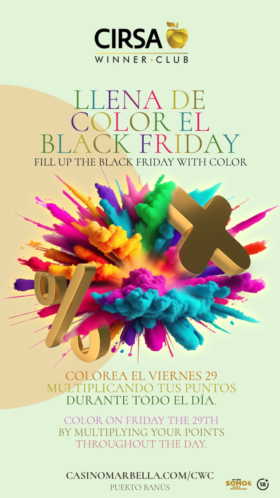 LLENA DE COLOR EL BLACK FRIDAY